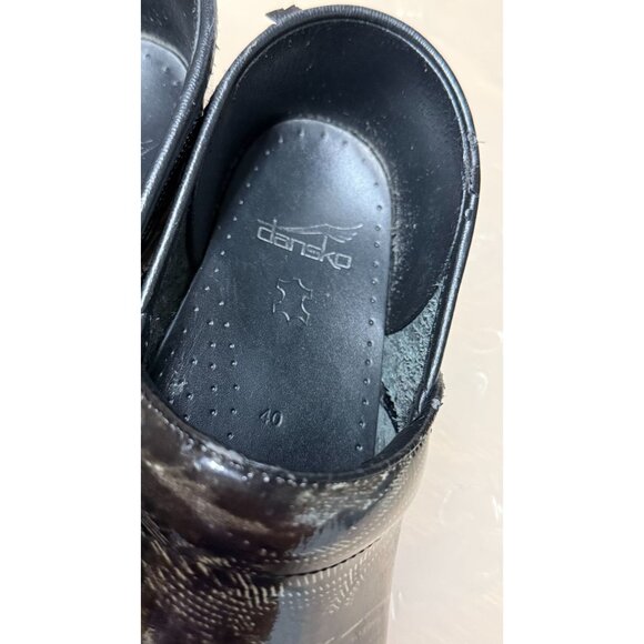 Dansko Professional Whirl Patent Clog Womens size 9.5-10 EUR40 - Picture 15 of 16